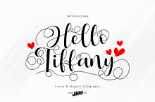 Hello Tiffany - Script Font