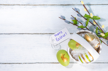 Spring Easter holiday background, a Holiday Photo by Rimma