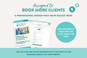 Wix Website Template for Cleaners, a Wix Template by Design Pixie (Thumbnail 5 of 8)