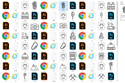 20 Mountain Adventure Icons / Logos, an Object Graphic by JeksonGraphics (Thumbnail 9 of 11)