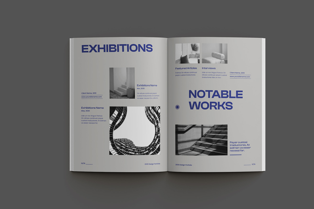 Clean Gradient Portfolio preview 7