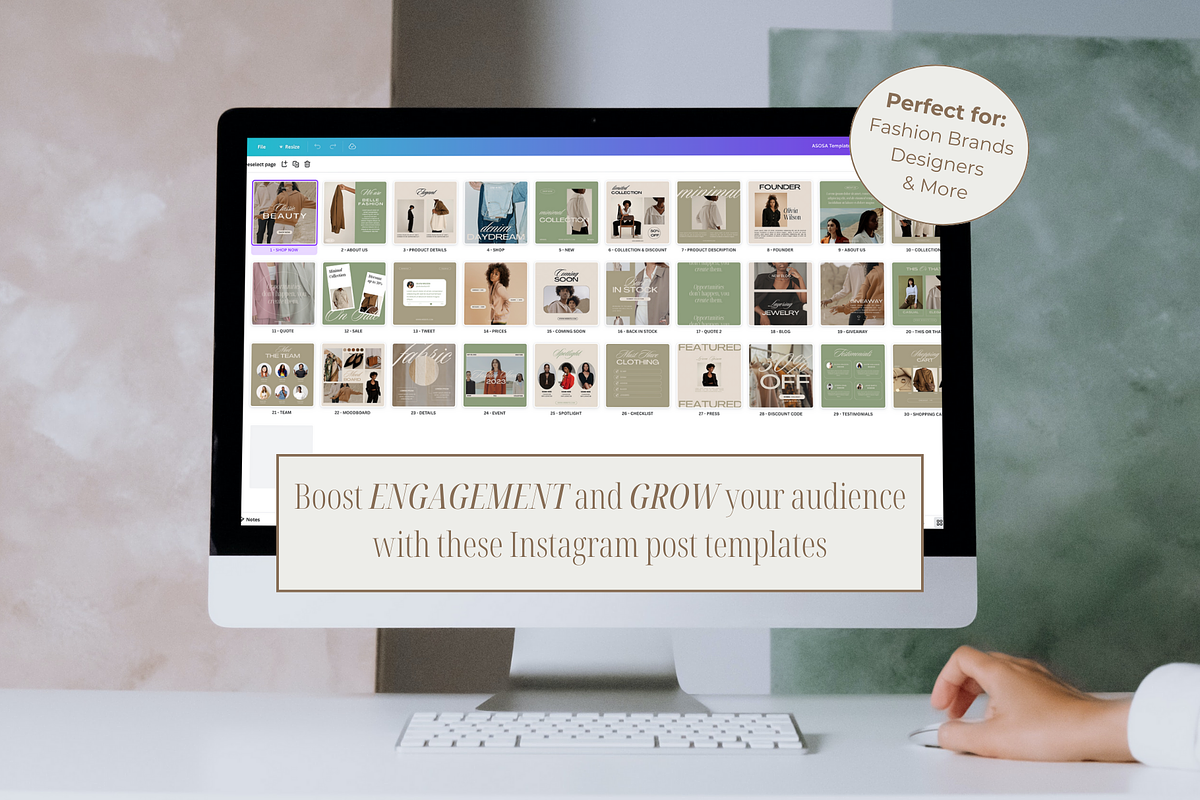 Asosa Fashion Social Media Template, a Social Media Template by Artfullyours (Photo 2 of 11)
