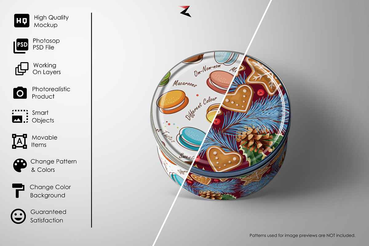 Metal Box Mockup 6K, a Product Mockup by Zabiegala MP (Photo 2 of 7)