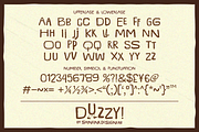 Duzzy – Quirky Display Typeface, a Handwritten Font by shineink.designlab (Thumbnail 11 of 12)