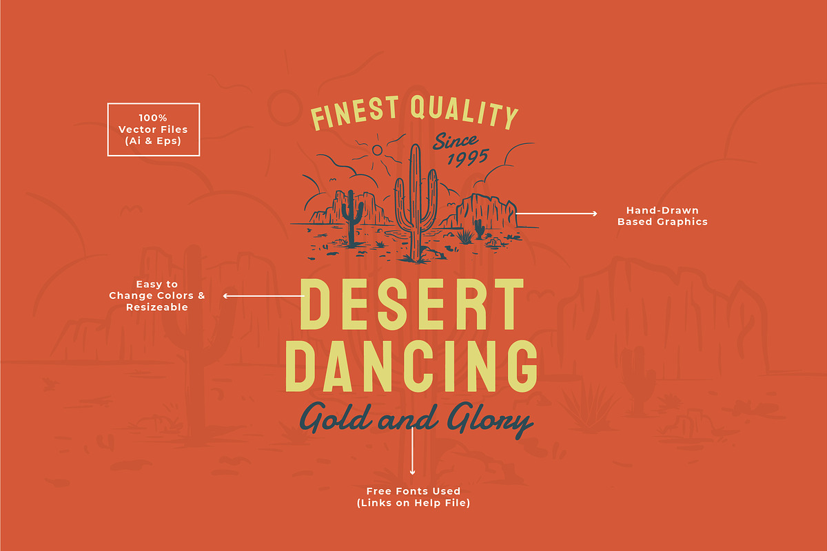 Summer Beach, Summit & Dessert Badge, a Branding & Logo Template by Dordar.Lab (Photo 2 of 6)