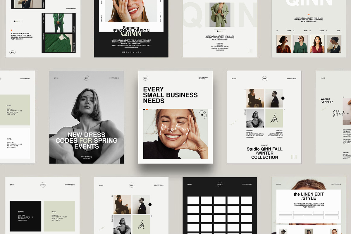 QINN / Social Media Kit, a Social Media Template by Studio Elevate (Photo 9 of 11)