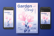 Garden Party Flyer, a Flyer Template by Annora Studio (Thumbnail 3 of 6)