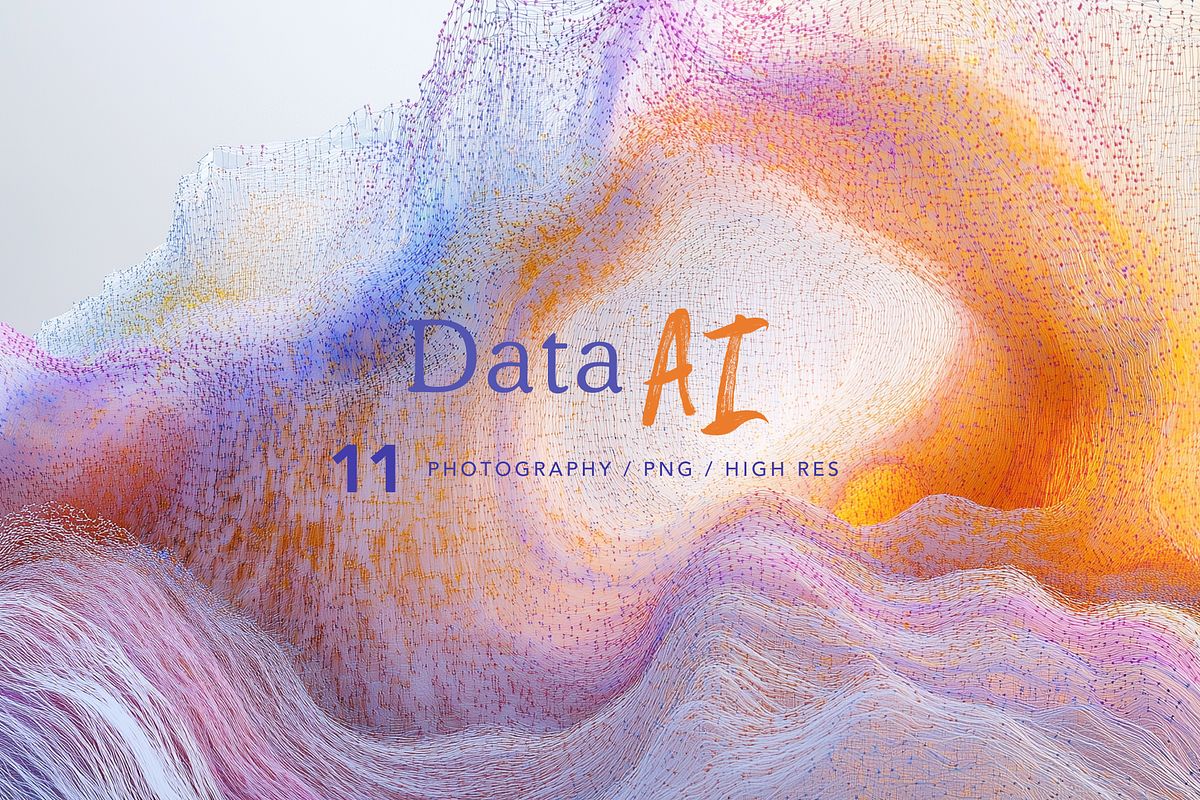 Data AI, a Decorative Illustration by Typedreams.site (Photo 1 of 7)