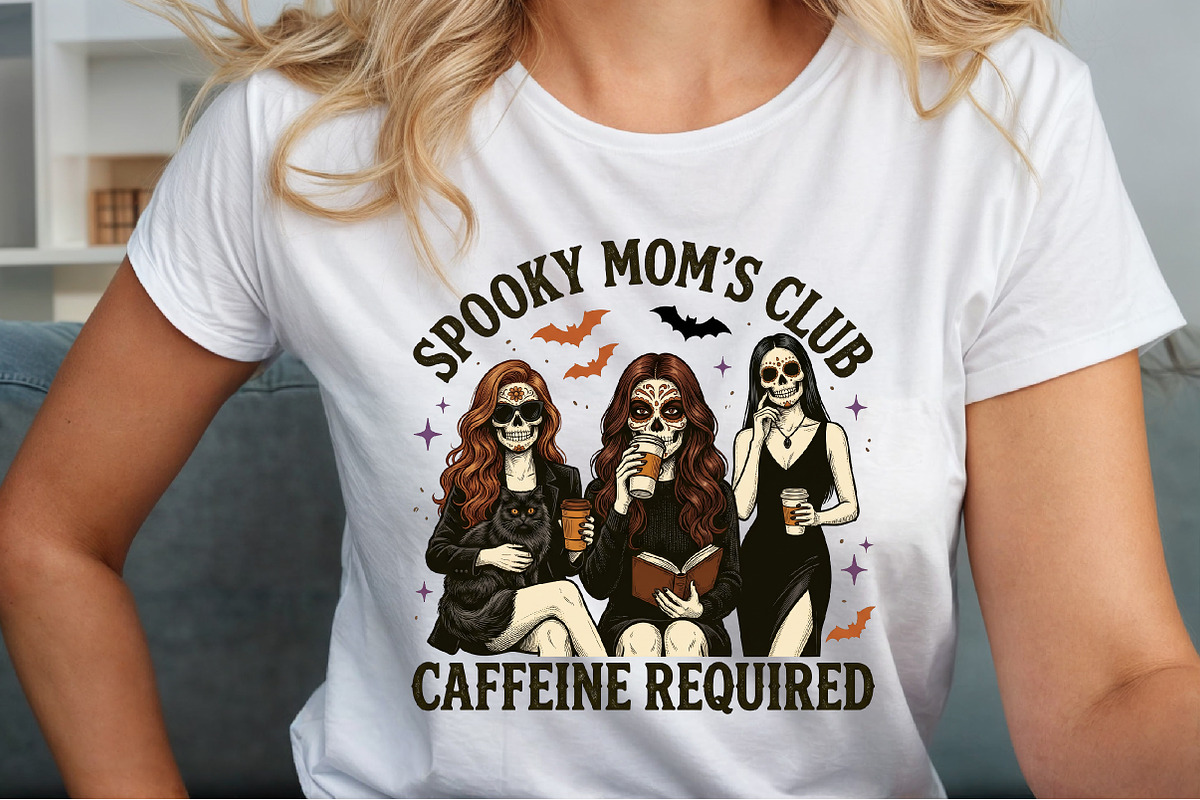 Spooky Skeleton,Coffee Love, a Work Illustration by Sublimation Artist (Photo 5 of 9)