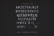 Kroxce Horror Display Font, a Handwritten Font by Maulana Creative (Thumbnail 7 of 7)