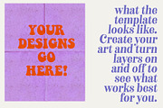 Retro Poster - Folded Paper Template, a Layer Style Add-On by Dear Darling Design (Thumbnail 5 of 8)