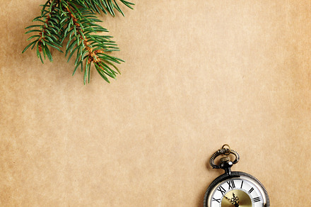 Christmas tree and antique watch preview 6