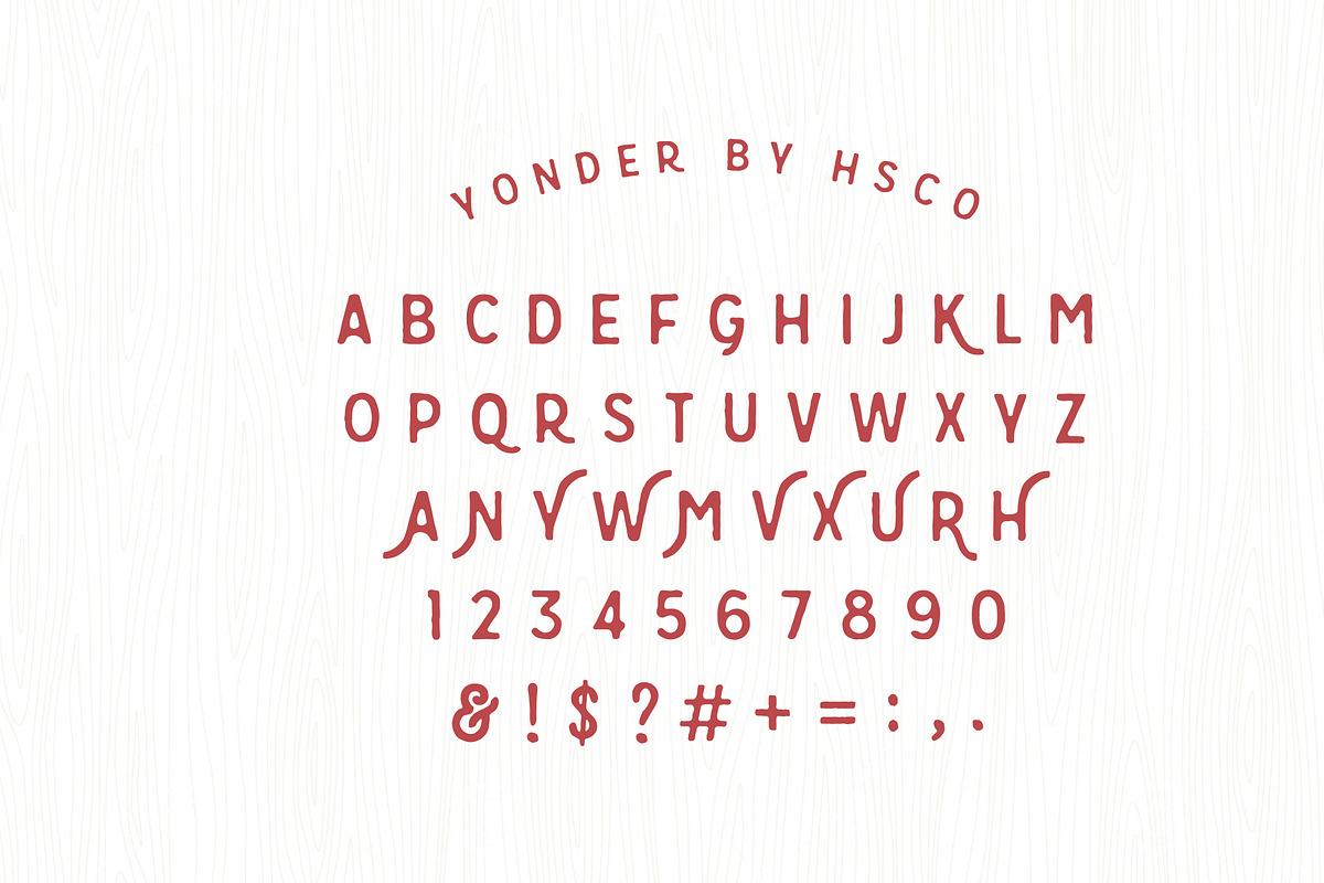 Yonder - Hand Drawn Font preview 3