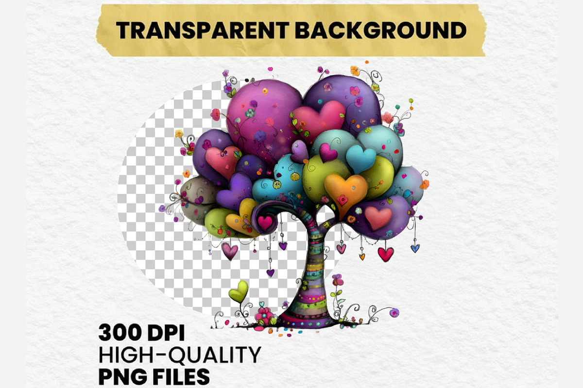 Whimsical Tree Clipart PNG, an Illustration by Dream Creation (Photo 7 of 7)