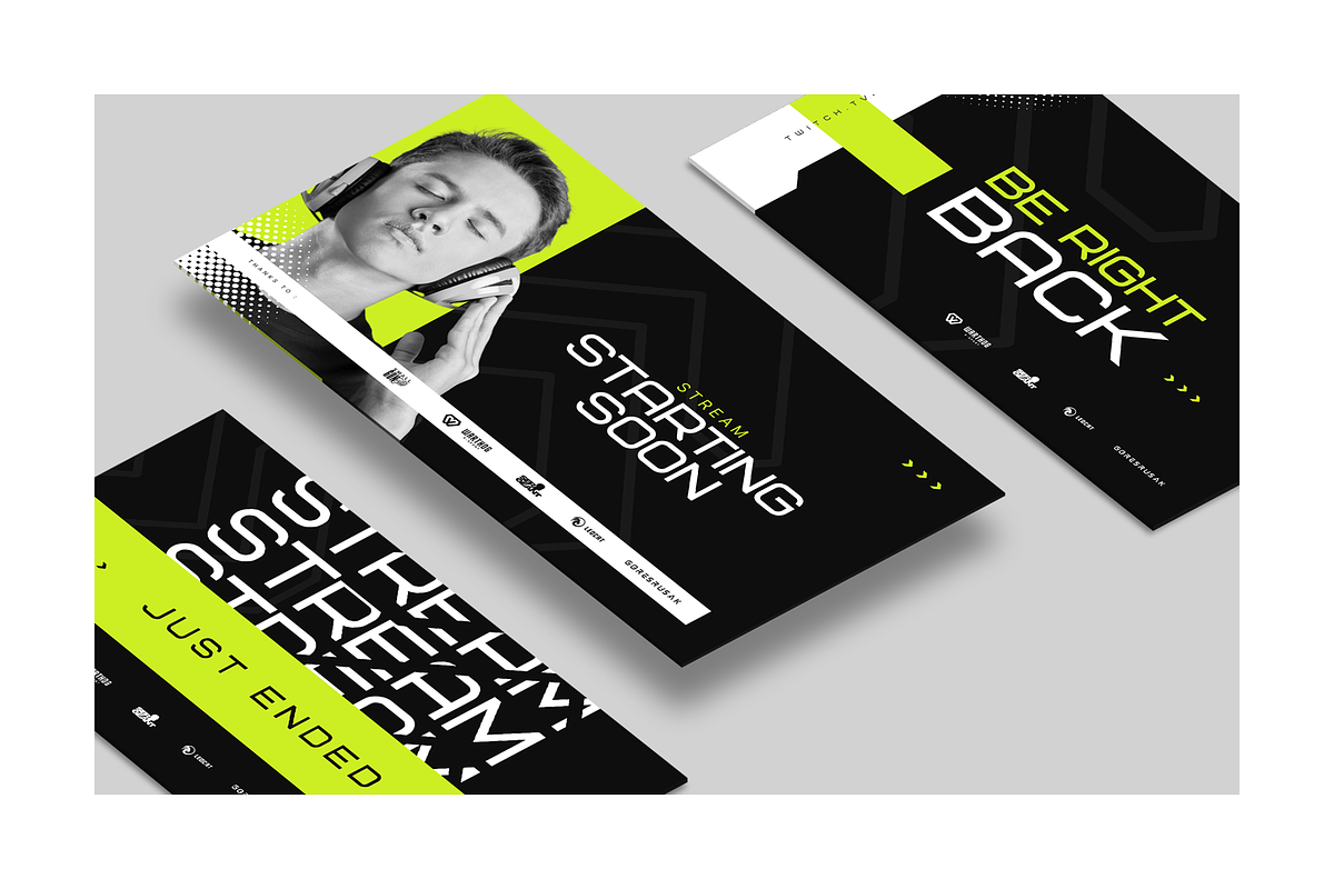 EUGENE Stream Package Canva Template, a Templates & Theme by Angkalimabelas (Photo 3 of 7)