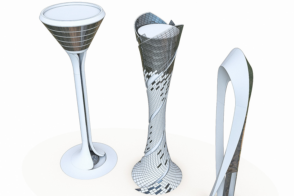 Airport Control Towers, an Architecture 3D Model by 3DNUTS (Photo 11 of 14)