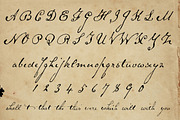 Schooner Script, a Script Font by Three Islands Press (Thumbnail 2 of 5)