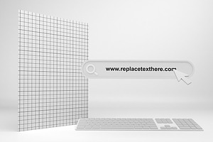 Website Flyer Mockup, a Packaging Mockup by Qaleb Studio
