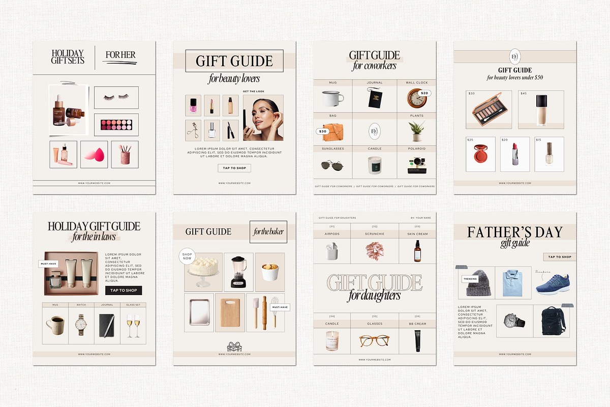 Gift Guide LTK Canva Template, a Social Media Template by Deb Creative Studio (Photo 5 of 10)
