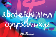 High Frequency hand lettered script, a Script Font by Salty Sweet Creative (Thumbnail 4 of 5)