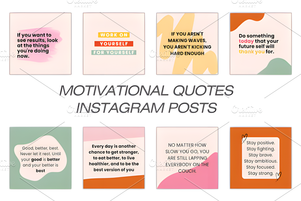 Instagram Quotes Canva Template, a Presentation Template by Ink Gallery (Photo 5 of 6)