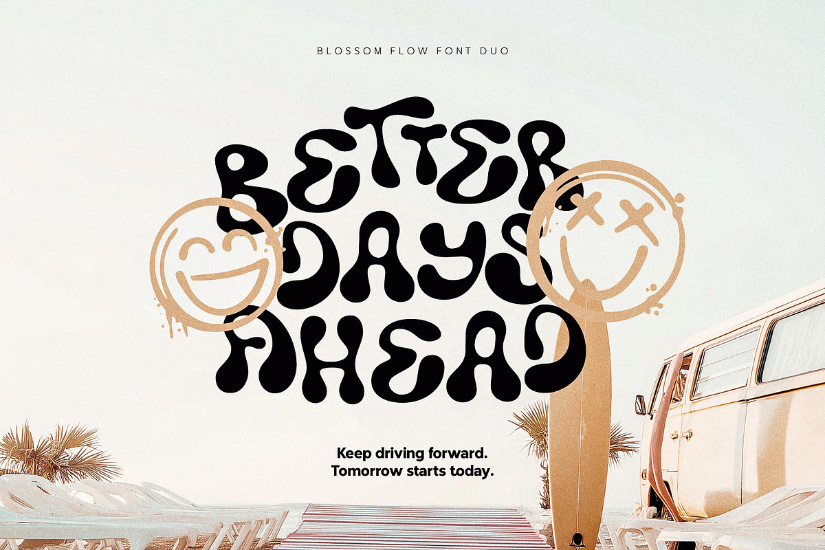 Blossom Flow - Font Duo, a Sans Serif Font by Ivan Rosenberg (Photo 11 of 15)