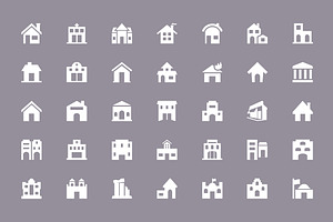 125 Building Vector Icons