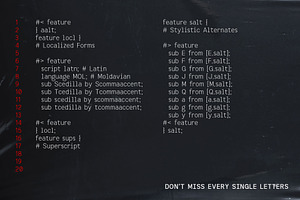 Informe - Monospaced