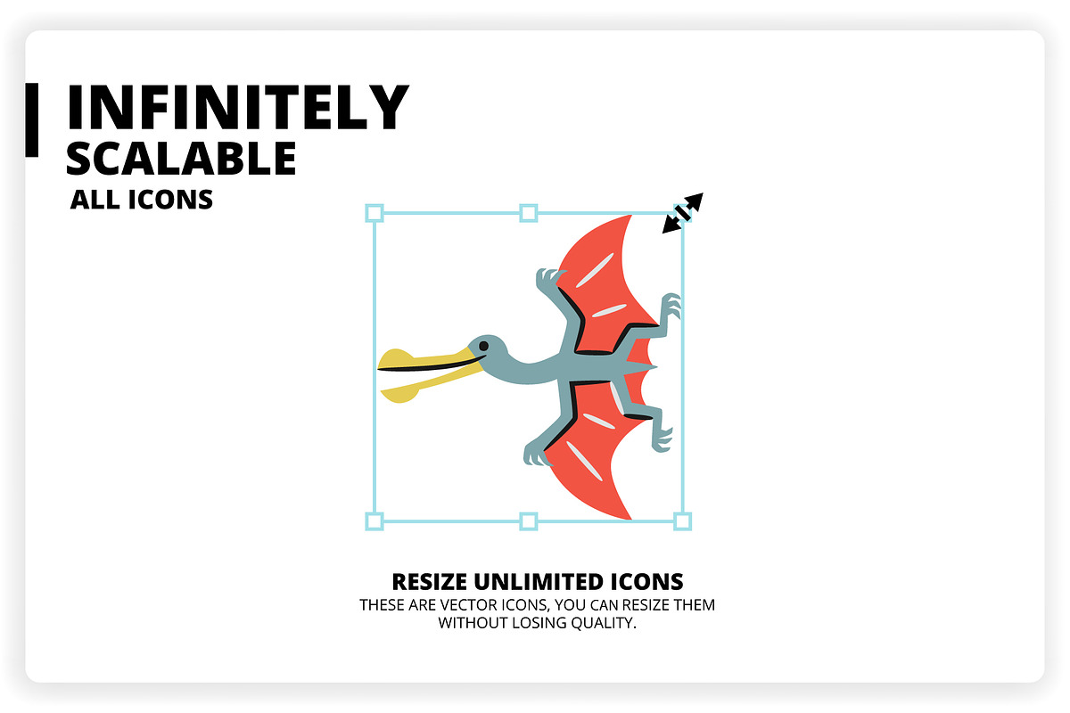 38 Dinosaur Elements x3 Styles, a Graphic by monkik (Photo 21 of 22)