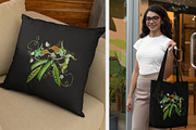 Embroidery green peas, a Food Illustration by Matrioshka (Thumbnail 2 of 6)
