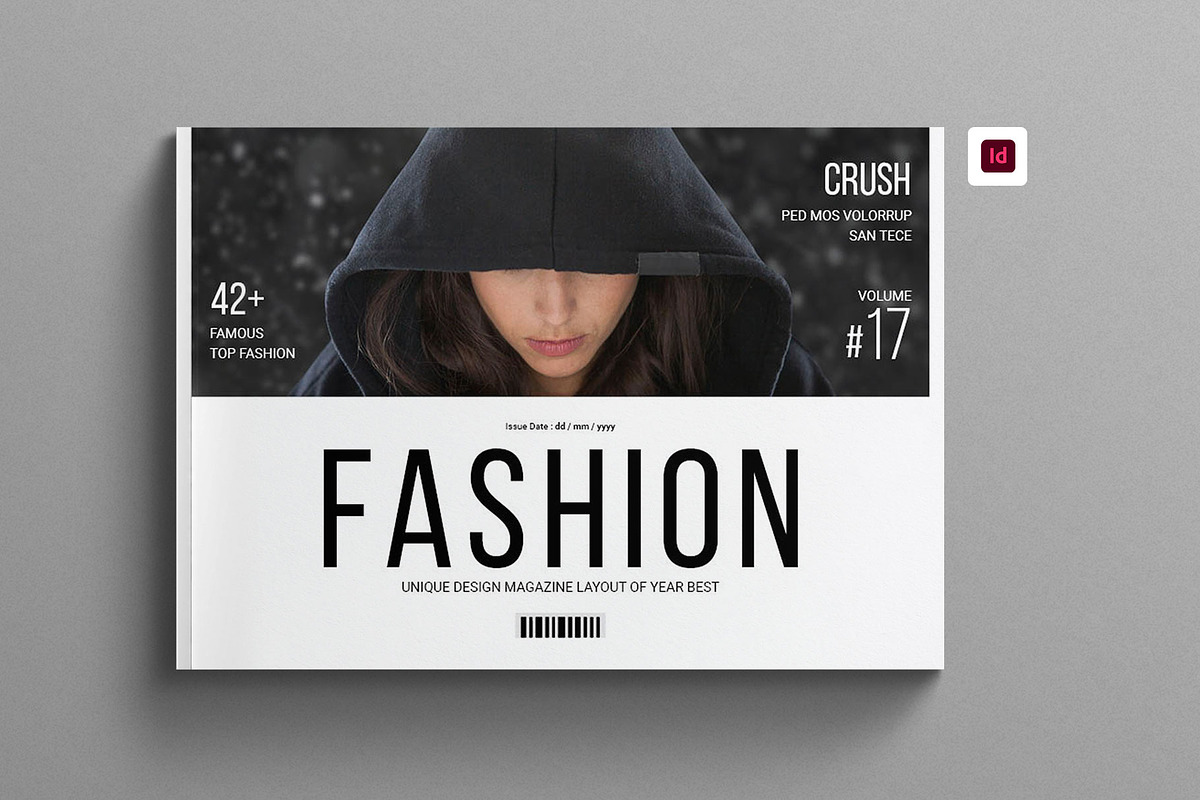 Fashion Magazine Template Landscape