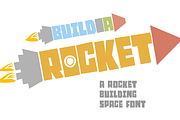 RICKY ROCKET FONT | a fun space font, a Font by Little Type Factory (Thumbnail 10 of 10)