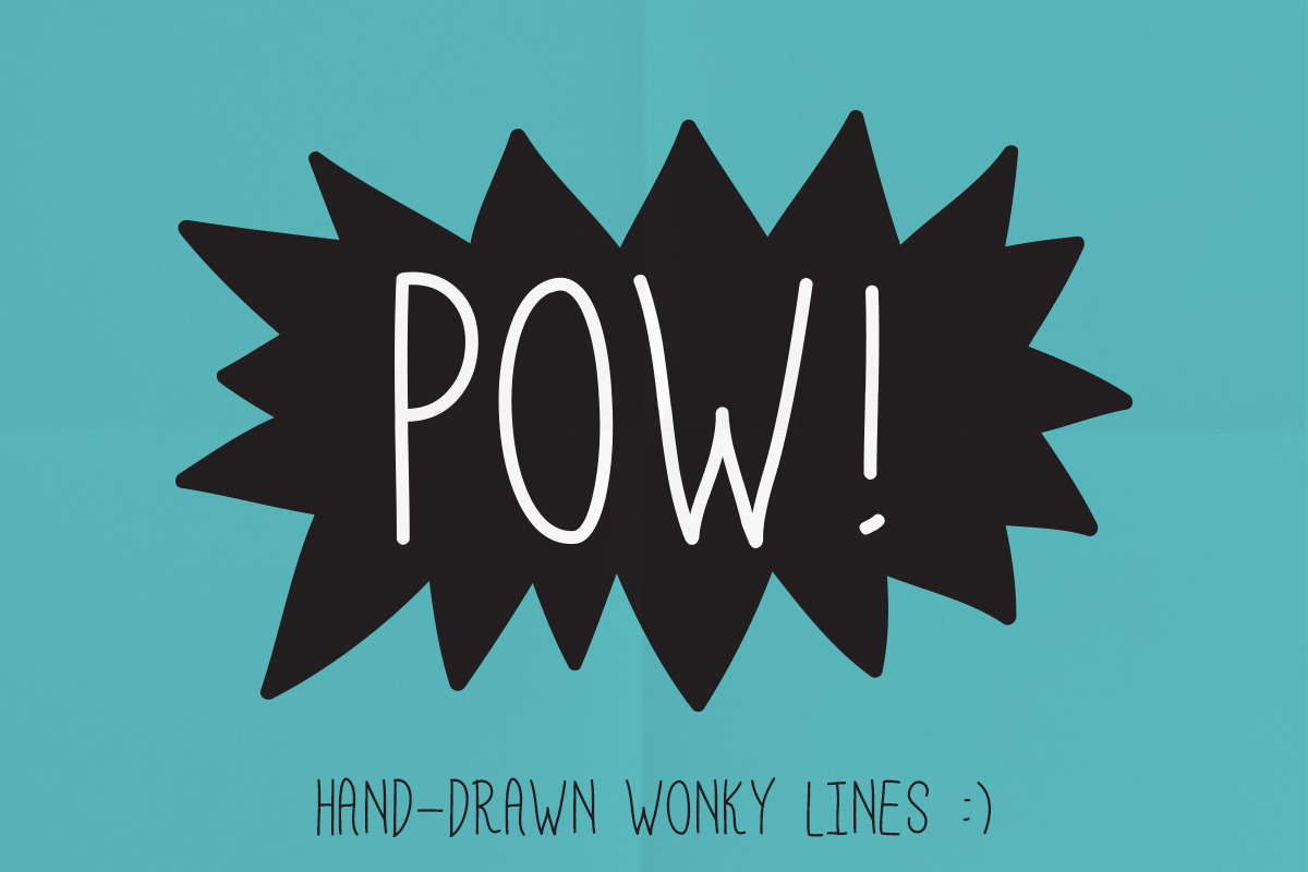 Pink Lemonade a hand-drawn cute font preview 6