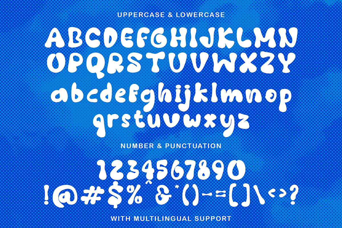 Silver Wings - Handdrawn Bubble Font, a Sans Serif Font by fluffstudio (Photo 9 of 9)