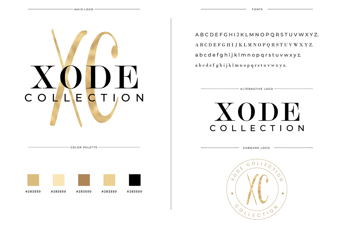 XC Letter Logo for Fashion Brand, a Branding & Logo Template by bandxist (Photo 1 of 3)