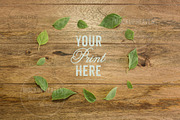 BUNDLE Rustic Invitation Card Mockup, a Print Template by MockUpHeaven (Thumbnail 4 of 4)