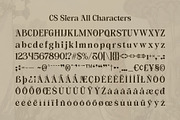 CS Siera – Art Nouveau Font, a Serif Font by Craft Supply Co. (Thumbnail 8 of 8)