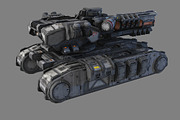 SciFi Heavy Tank - MK4, a Cars & Vehicle 3D Model by CGPitbull (Thumbnail 2 of 3)