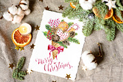 Watercolor Christmas Sweets Clipart, an Illustration by SimpleWishesArt (Thumbnail 6 of 7)