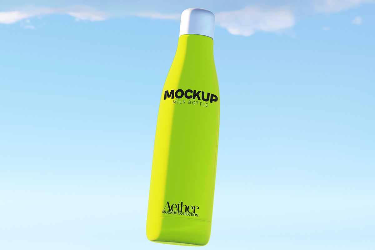 Milk Bottle Tumbler Mockup Bundle, a Cups & Container Mockup by Banana Mockups (Photo 2 of 6)