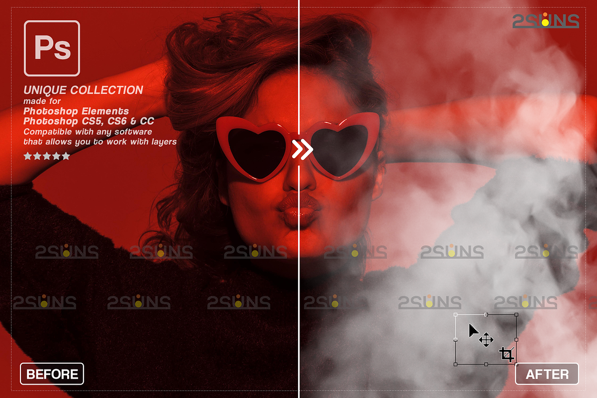 White smoke photo overlay, Fog, an Object Graphic by 2SUNS (Photo 9 of 9)
