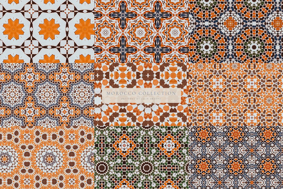 Moroccan 65 Patterns and 65 Tiles, a Pattern Graphic by Julia Dreams (Photo 7 of 15)