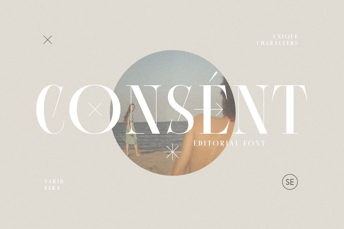 Consent - Editorial Serif Font, a Serif Font by Sarid Ezra (Photo 2 of 10)