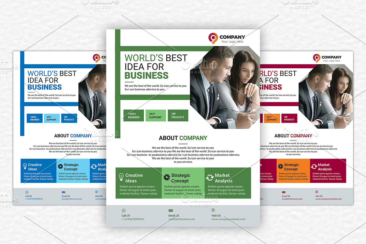 Modern Business Flyer Template, a Flyer Template by KnightWipers
