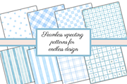 Blue Baby Shower Digital Paper, a Pattern Graphic by Neon Studio (Thumbnail 4 of 6)