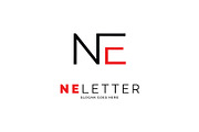 Initial Letter NE Logo Template, a Branding & Logo Template by mesuka (Thumbnail 2 of 2)