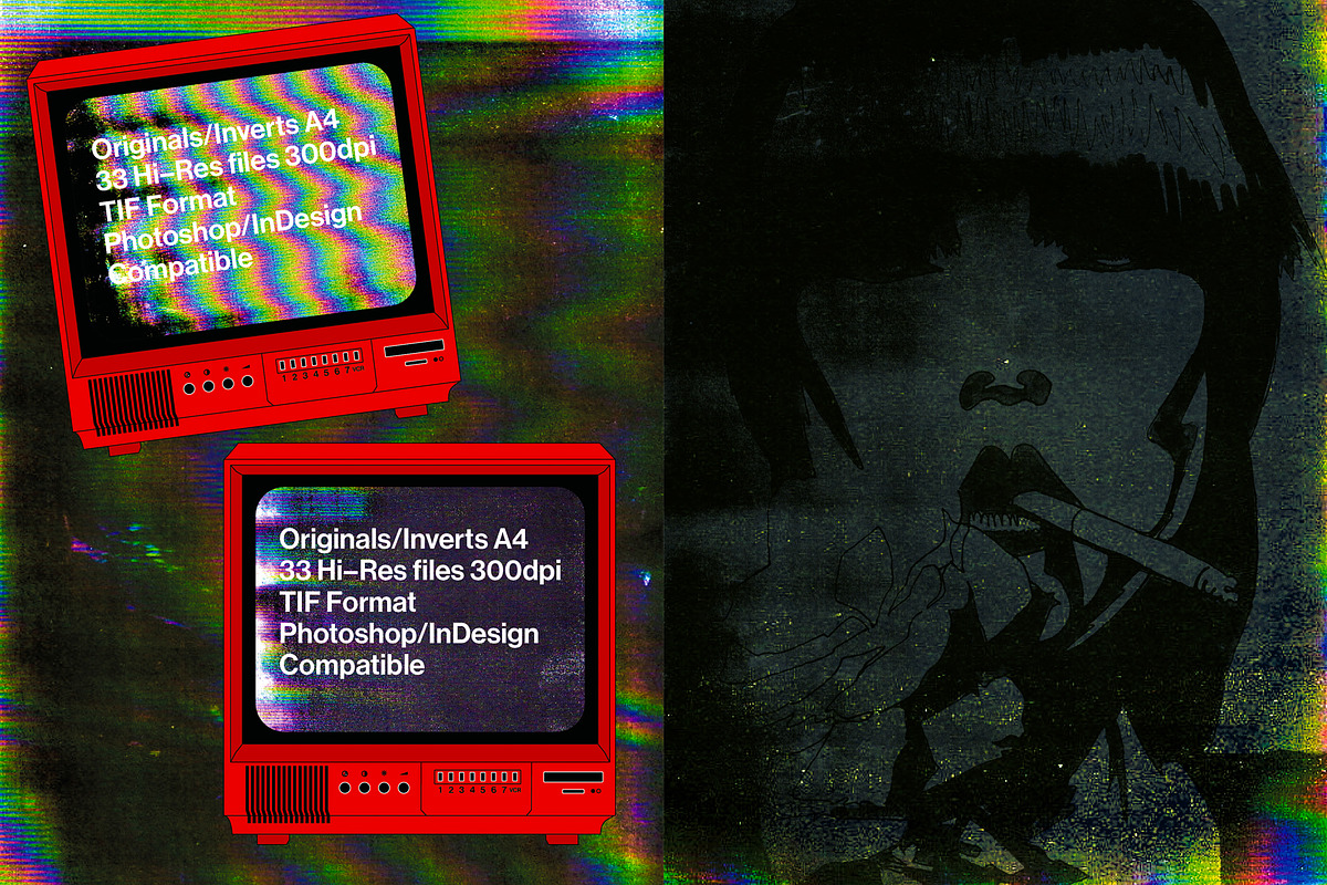 VHS Photocopy - Unique Textures, a Texture Graphic by Studio GRRR (Photo 6 of 8)