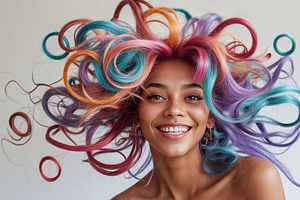 Smiling female model, an Illustration by wavebreak