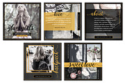 Beyond Black Social Media Pack, a Social Media Template by Typography Prime (Thumbnail 2 of 7)