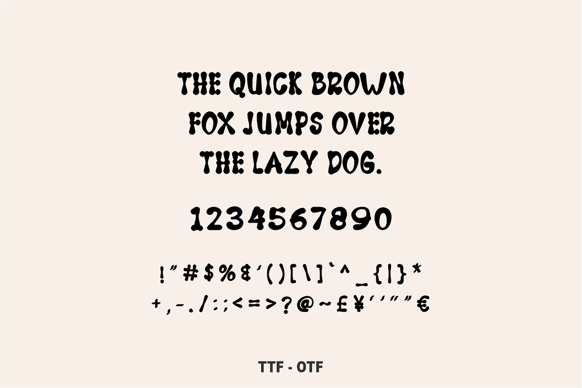 Retro Display - Groovy Vintage Font, a Sans Serif Font by KiddoGlyphs Studio (Photo 4 of 5)